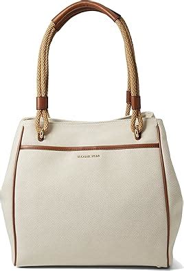 Michael Kors Talia Large Grab Bag Tote Natural/Luggage One Size